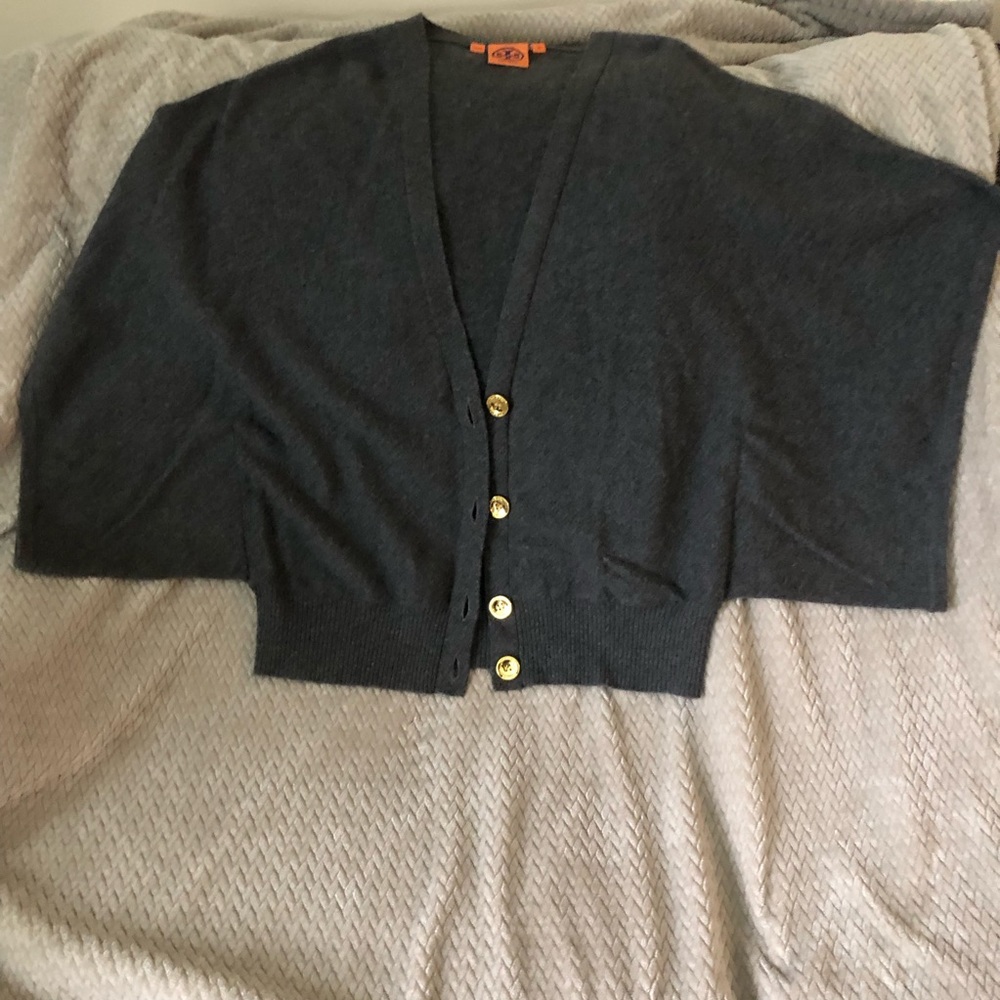 Tory Burch short sleeve sweater size medium.